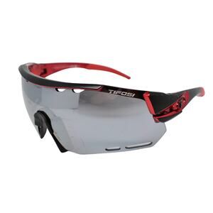 Tifosi Optics Alliant Red/Black Wrap Sunglasses - FAIR CONDITION - READ